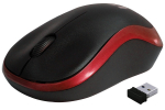 MYSZ REBELTEC METEOR  RED/BLACK WIRELESS USB